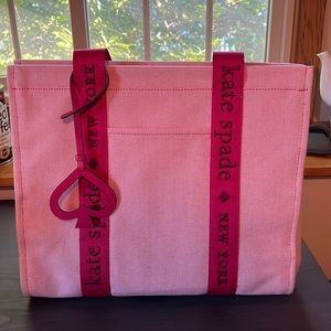 New Kate Spade canvas tote